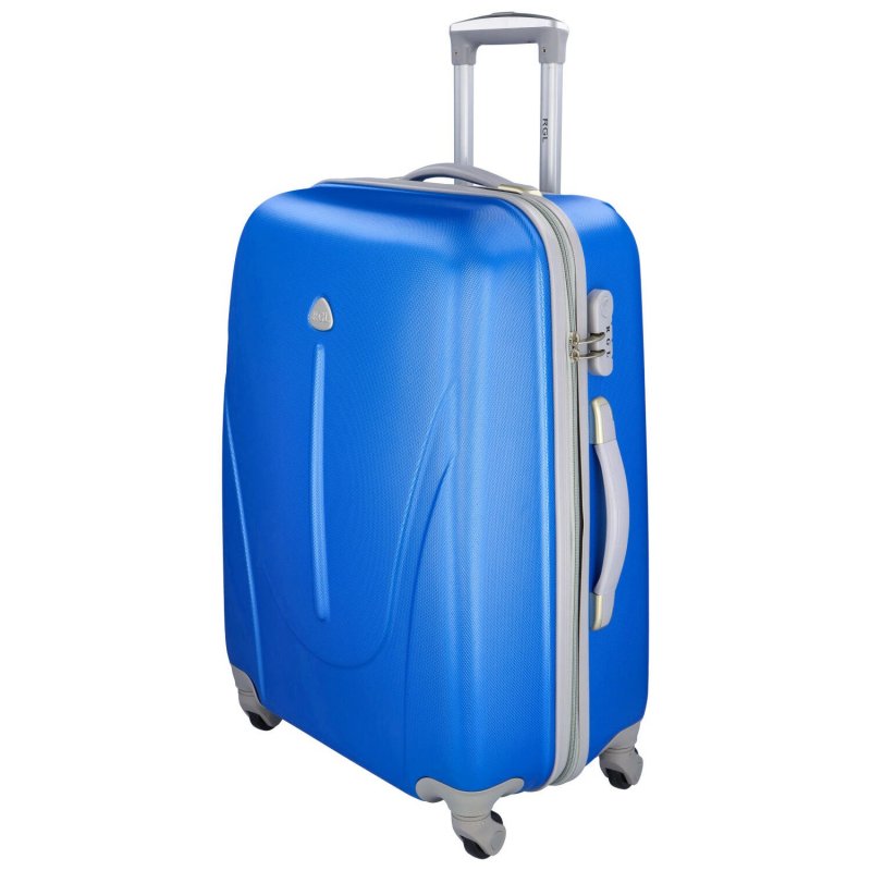 Cestovní kufr Traveler  velikost M, modrá