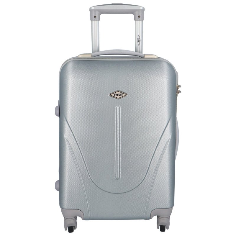 Cestovní kufr Jelly velikost S, stříbrná