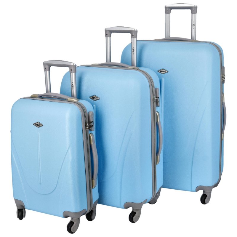 Cestovní kufr Jelly SADA, světle modrá