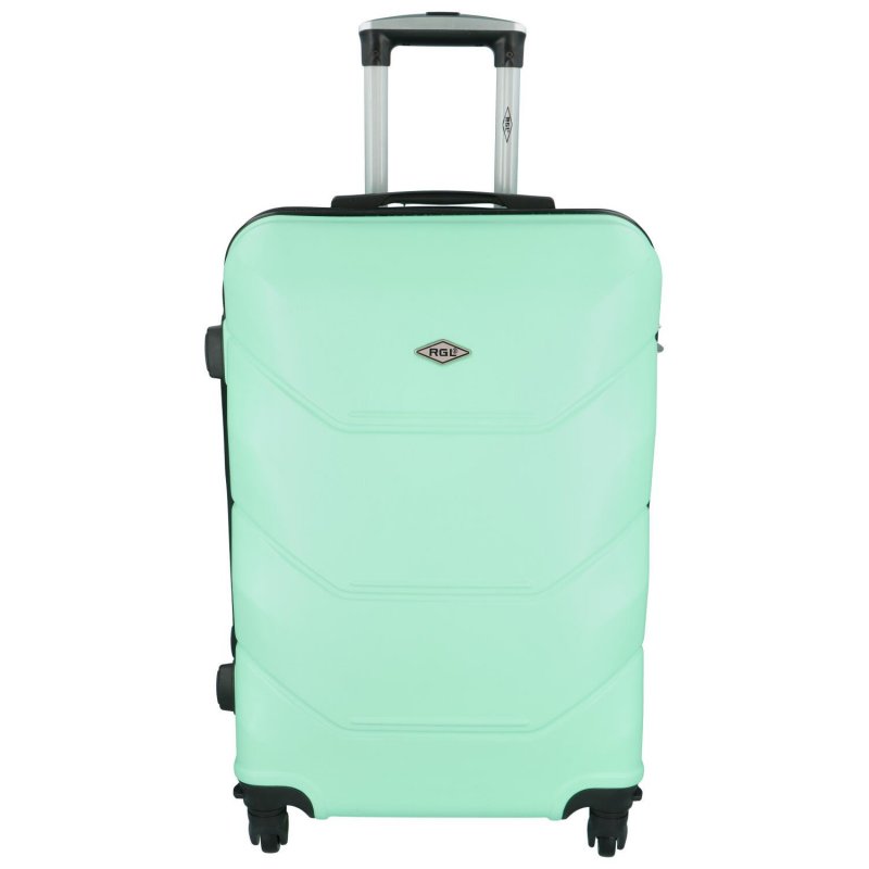Cestovní plastový kufr Sonrado vel. XL, světle zelená