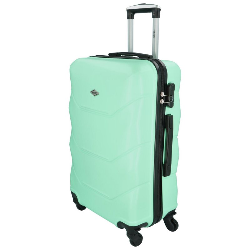 Cestovní plastový kufr Sonrado vel. XL, světle zelená