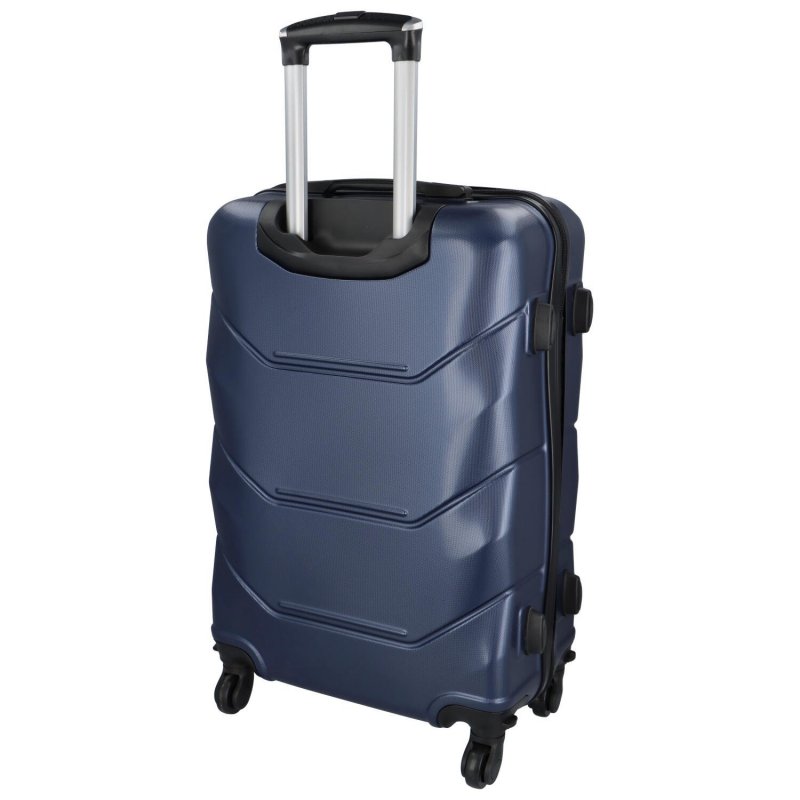 Cestovní plastový kufr Sonrado vel. XL, tmavě modrá