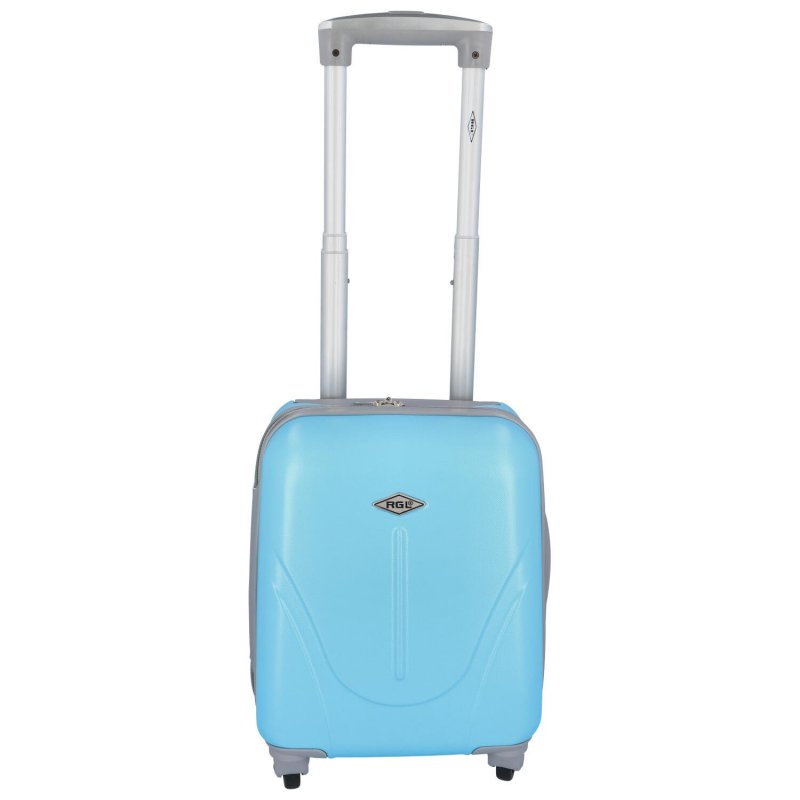 Malý příruční cestovní plastový kufr Sonrado, světle modrá