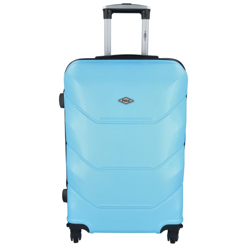 Cestovní plastový kufr Sonrado vel. L, světle modrá