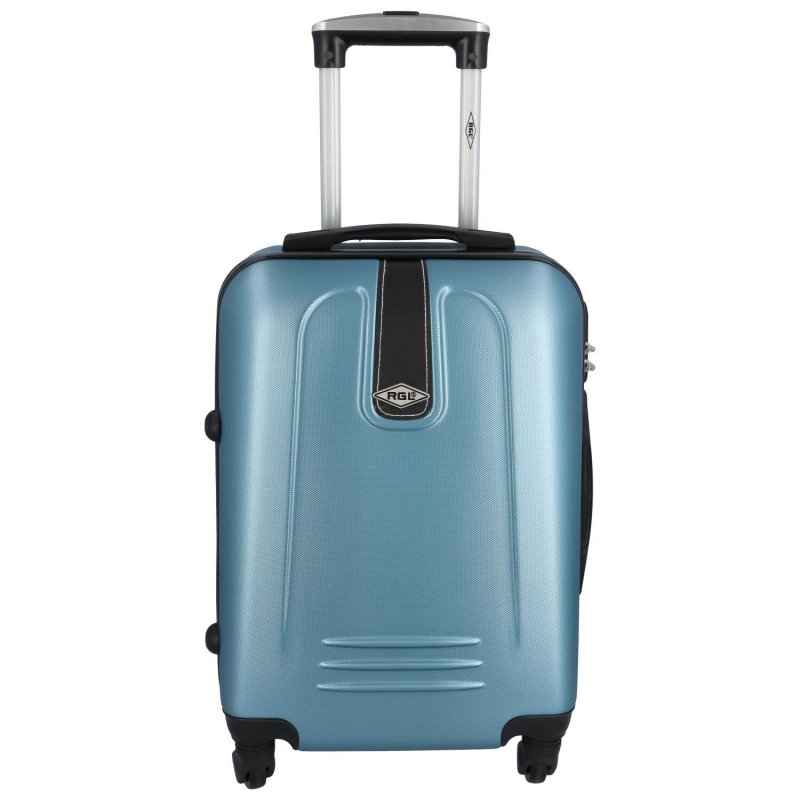 Plastový cestovní pilotní kufr Peek, metalická modrá S