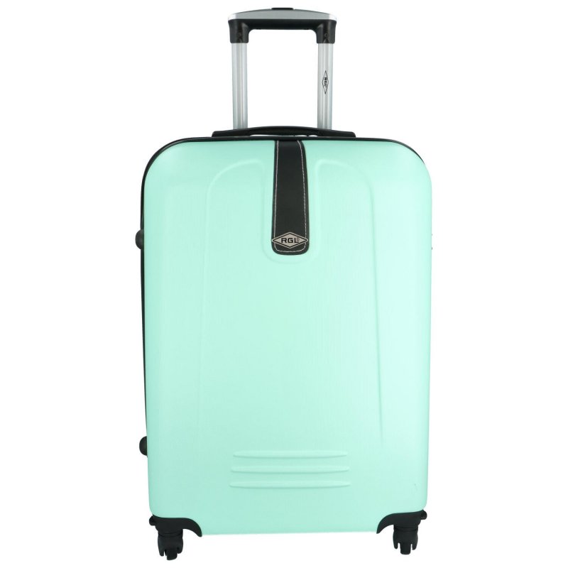 Plastový cestovní kufr Peek, světle zelená M