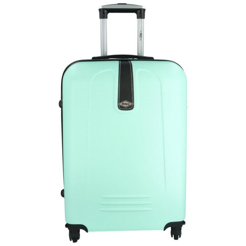 Plastový cestovní kufr Peek, světle zelená L