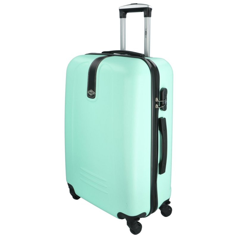 Plastový cestovní kufr Peek, světle zelená XL