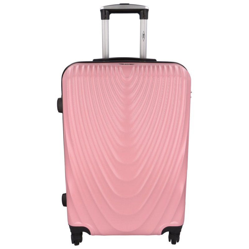Cestovní kufr Travel Pink, růžová L