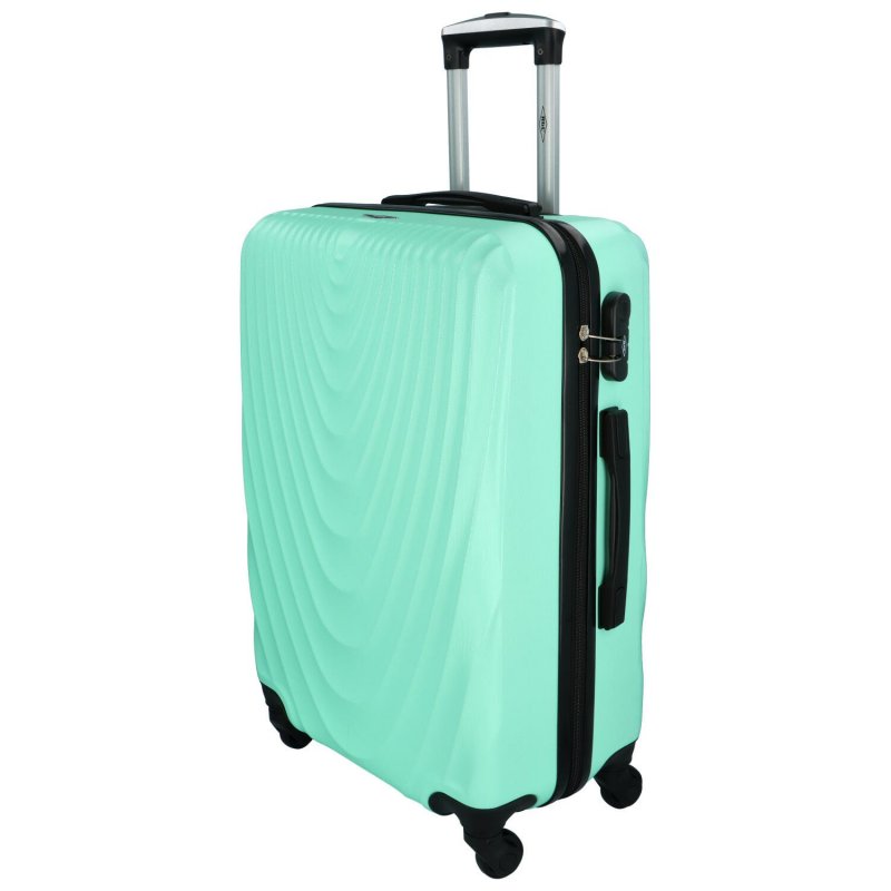 Cestovní kufr Travel Green, zelená M