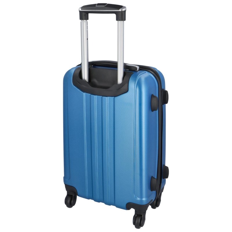 Cestovní pilotní kufr Normand Blue, modrá/metalická XS