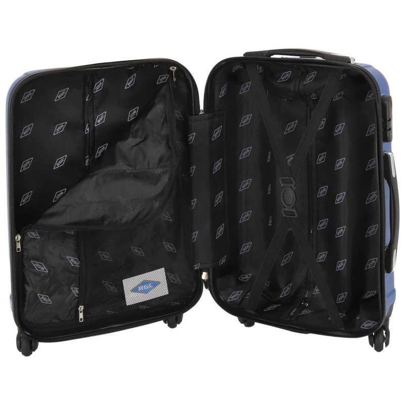 Cestovní pilotní kufr Normand Blue, modrá/metalická XS