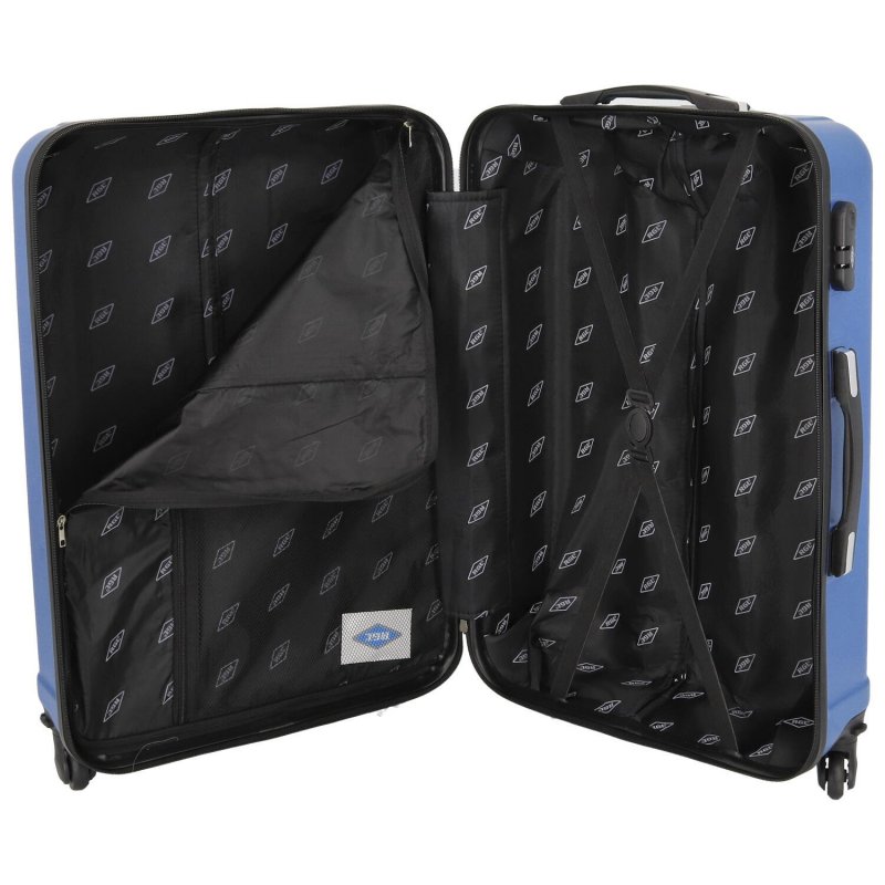 Cestovní kufr Normand Blue, modrá/metalická L