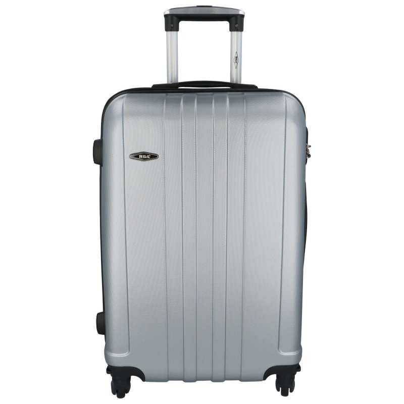 Cestovní kufr Normand Silver, stříbrná S