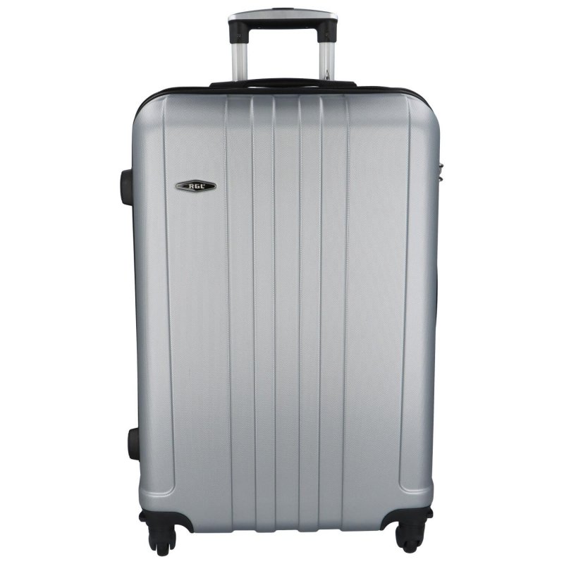 Cestovní kufr Normand Silver, stříbrná M