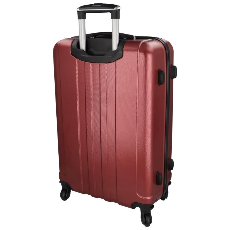 Cestovní kufr Normand Marron, hnědočervená M