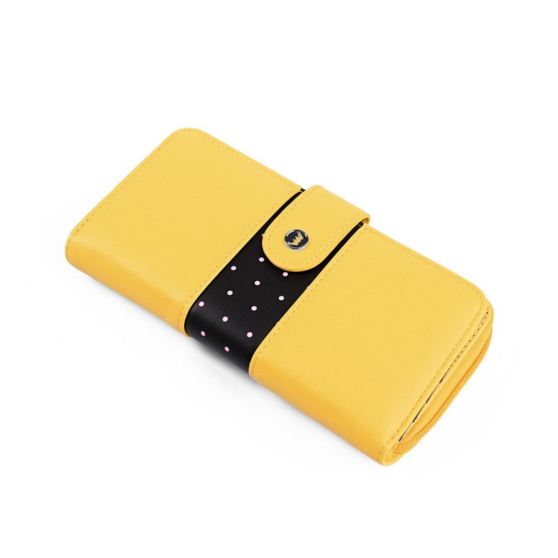 Trendová dámská koženková peněženka VUCH Nerisa, žlutá