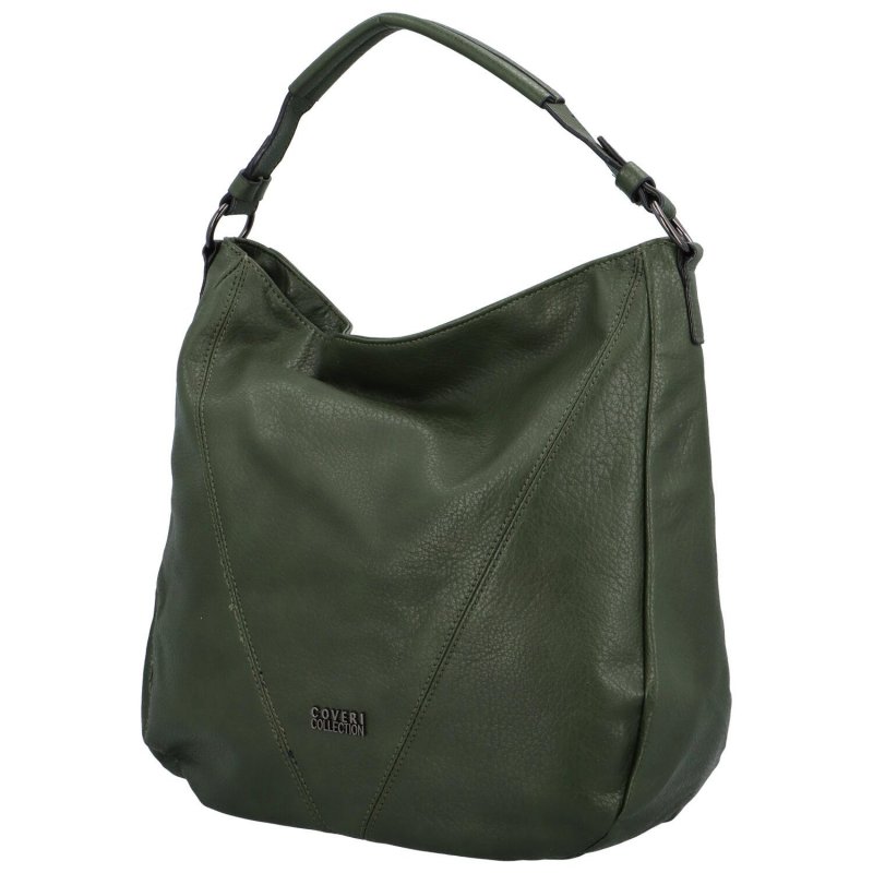 Stylová dámská koženková kabelka Moika, zelená