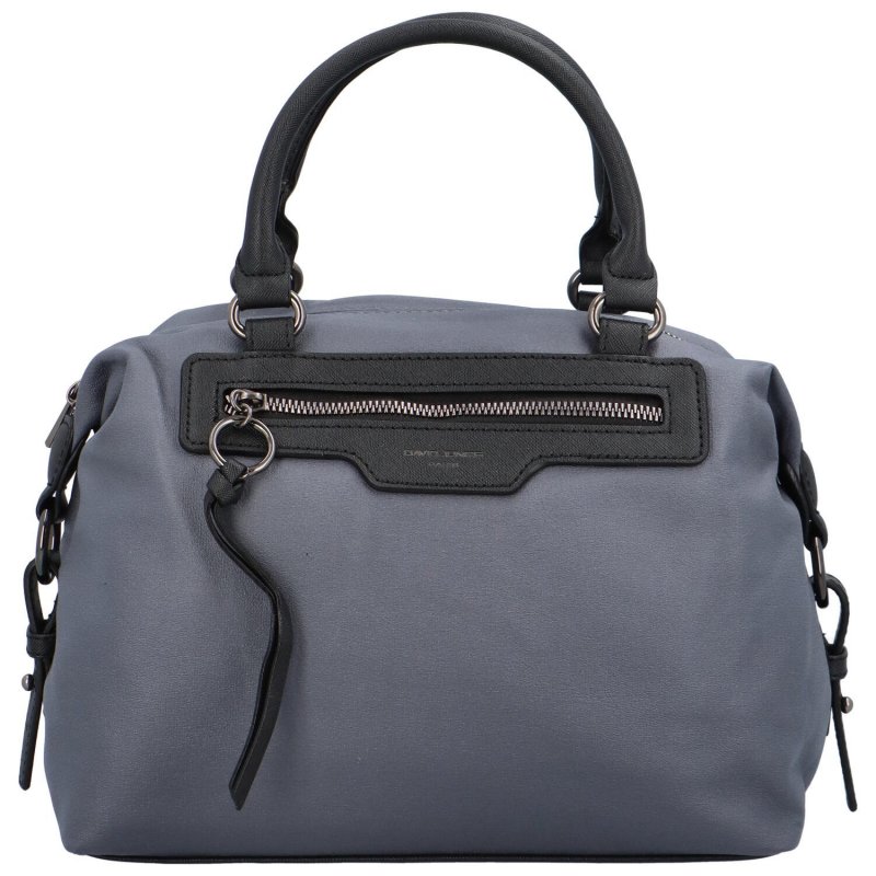 Trendová dámská koženková kabelka do ruky Poncio, modrá