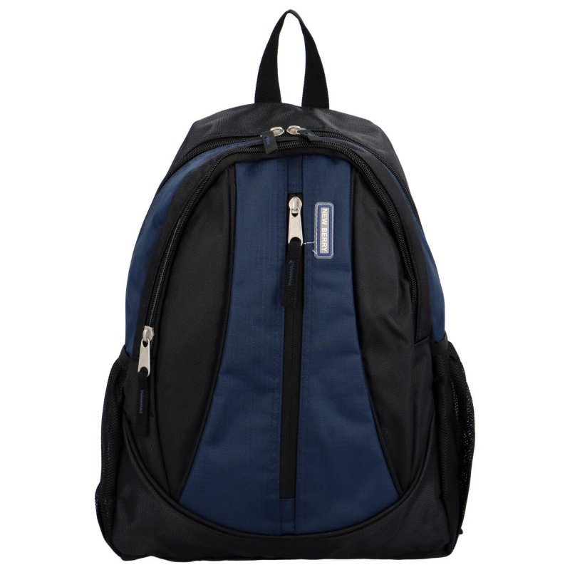Univerzální studentský látkový batoh Fiju, tmavě modrá