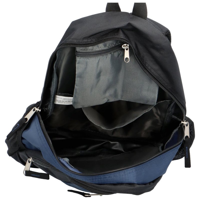 Univerzální studentský látkový batoh Fiju, tmavě modrá