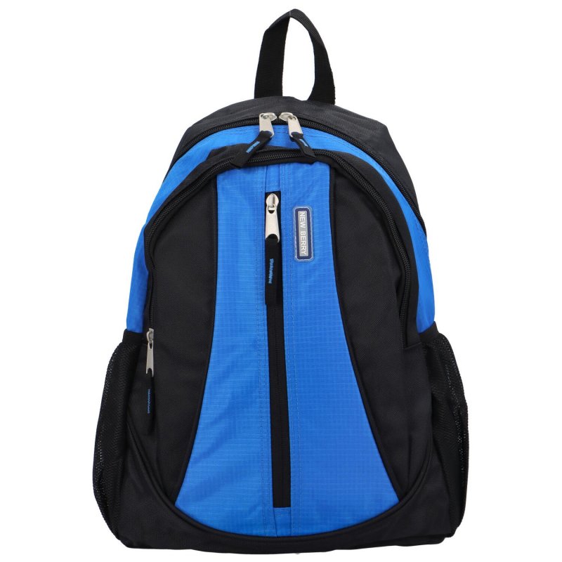 Univerzální studentský látkový batoh Fiju, modrá