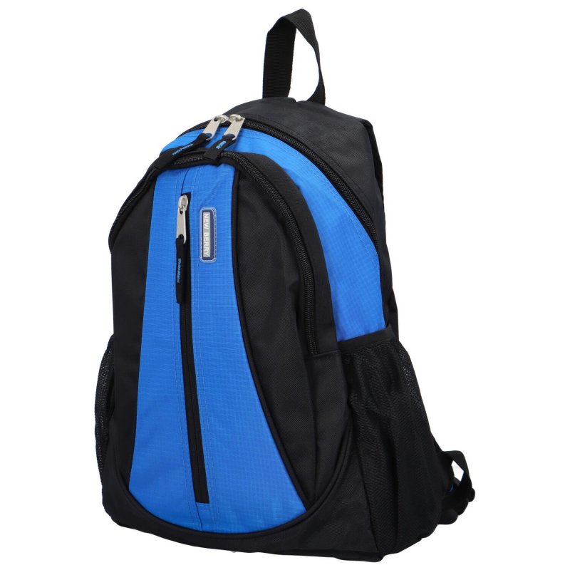 Univerzální studentský látkový batoh Fiju, modrá