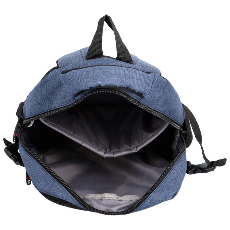 Stylový univerzální látkový batoh Keti, modrá