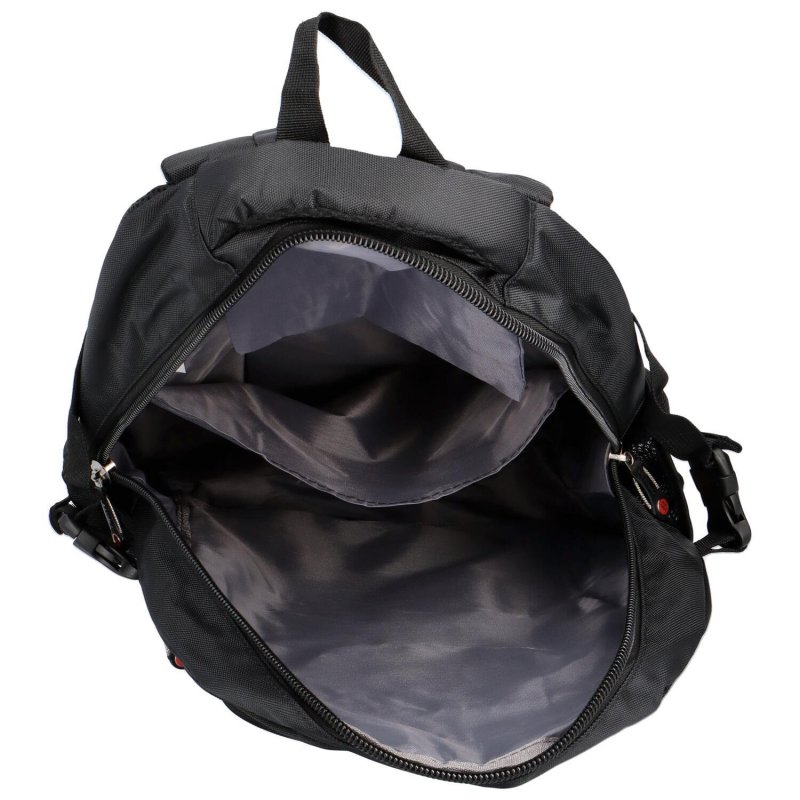 Univerzální studentský látkový batoh Elko,  černá