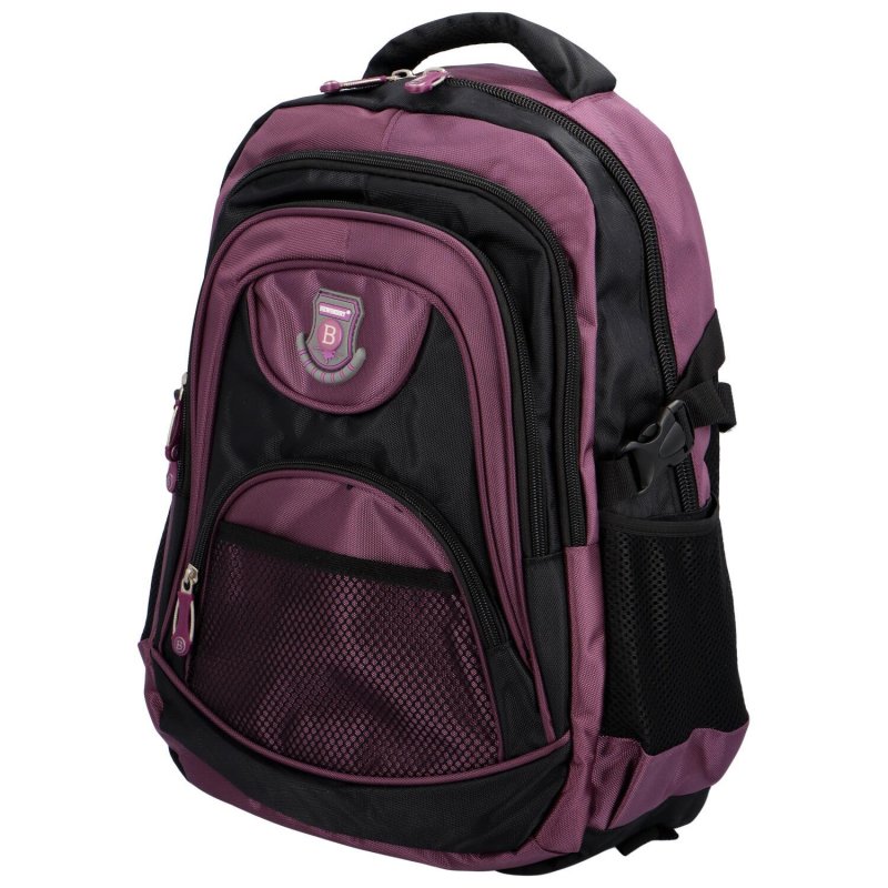 Univerzální studentský látkový batoh Elko,  fialová
