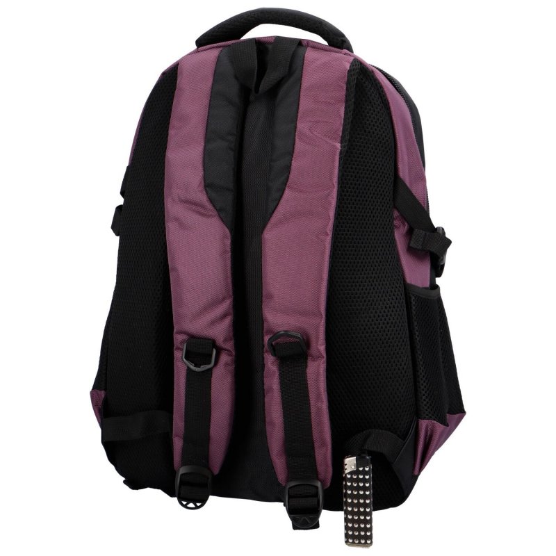 Univerzální studentský látkový batoh Elko,  fialová