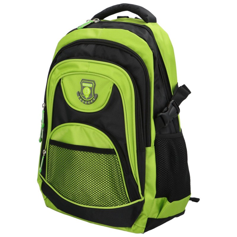 Univerzální studentský látkový batoh Elko,  zelená