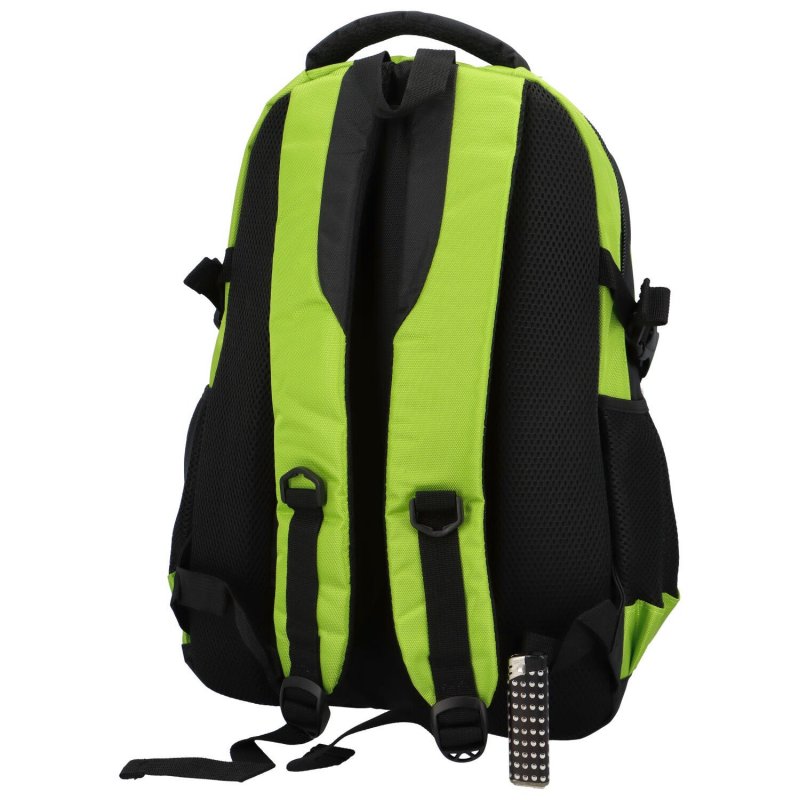 Univerzální studentský látkový batoh Elko,  zelená