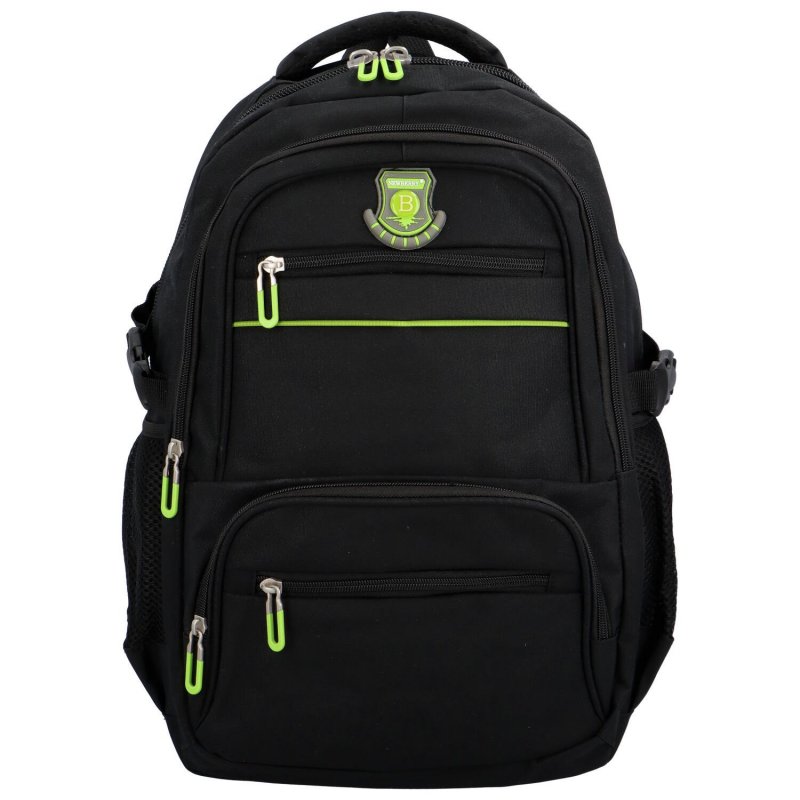 Univerzální studentský látkový batoh Liko, zelená