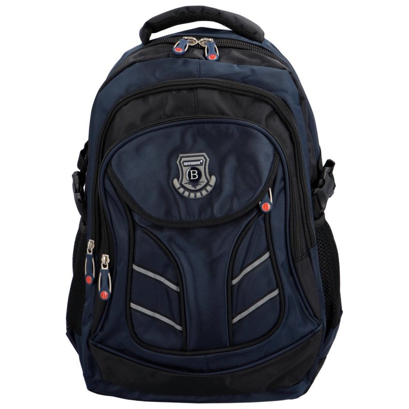 Univerzální studentský látkový batoh Derry, tmavě modrá