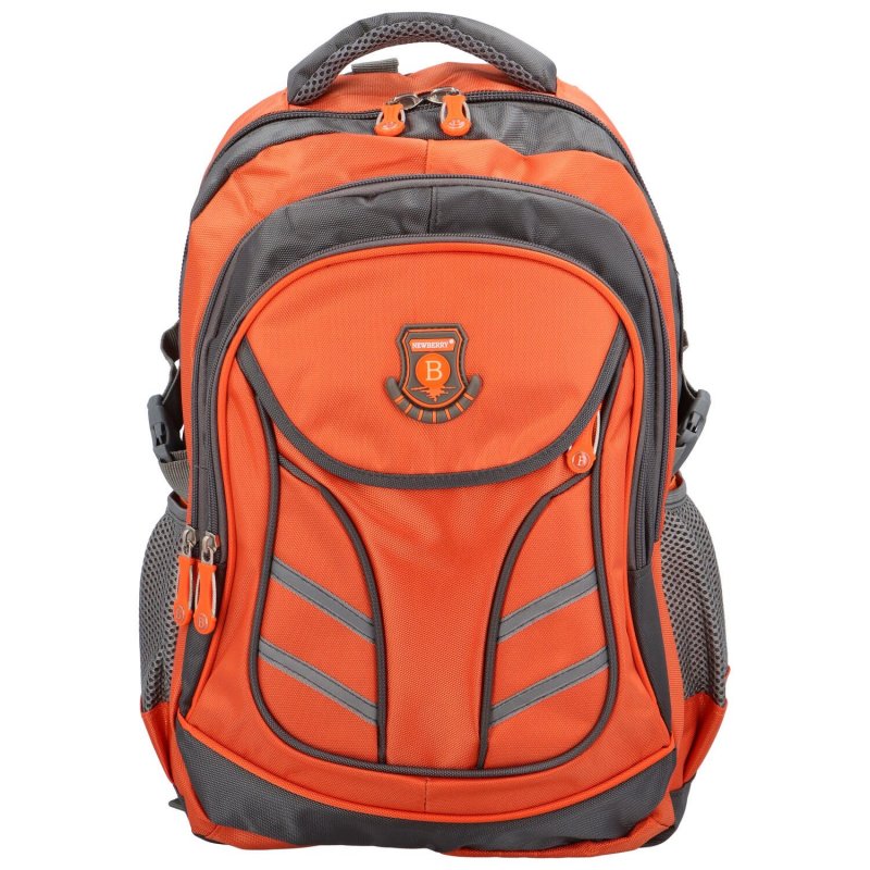Univerzální studentský látkový batoh Derry, oranžová
