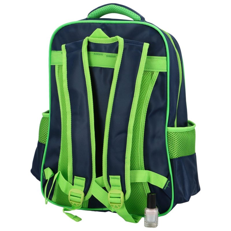 Dětský látkový školní batoh Formule, zelená