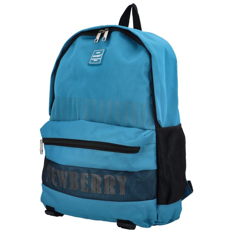 Stylový studentský látkový batoh Darko, modrá
