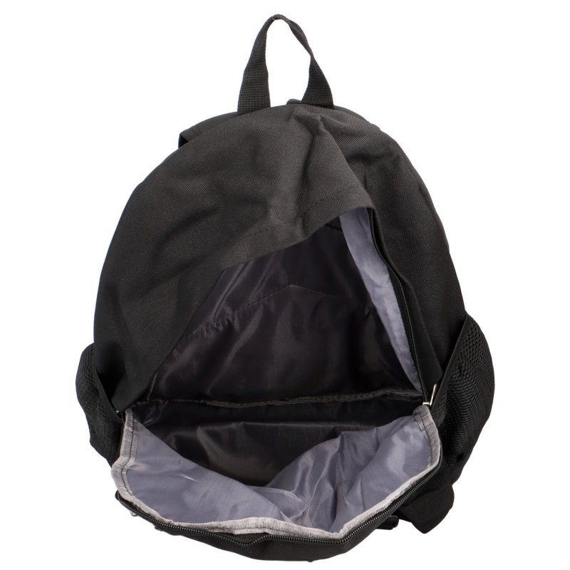 Stylový studentský látkový batoh Darko, černá
