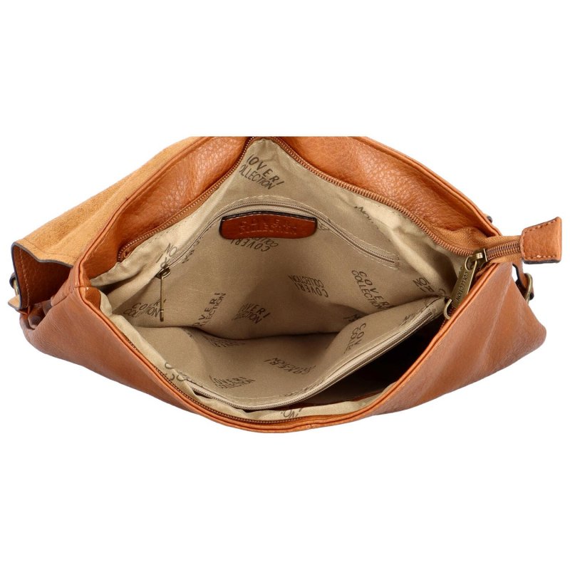 Stylový dámský koženkový kabelko-batoh Baldomero, hnědá