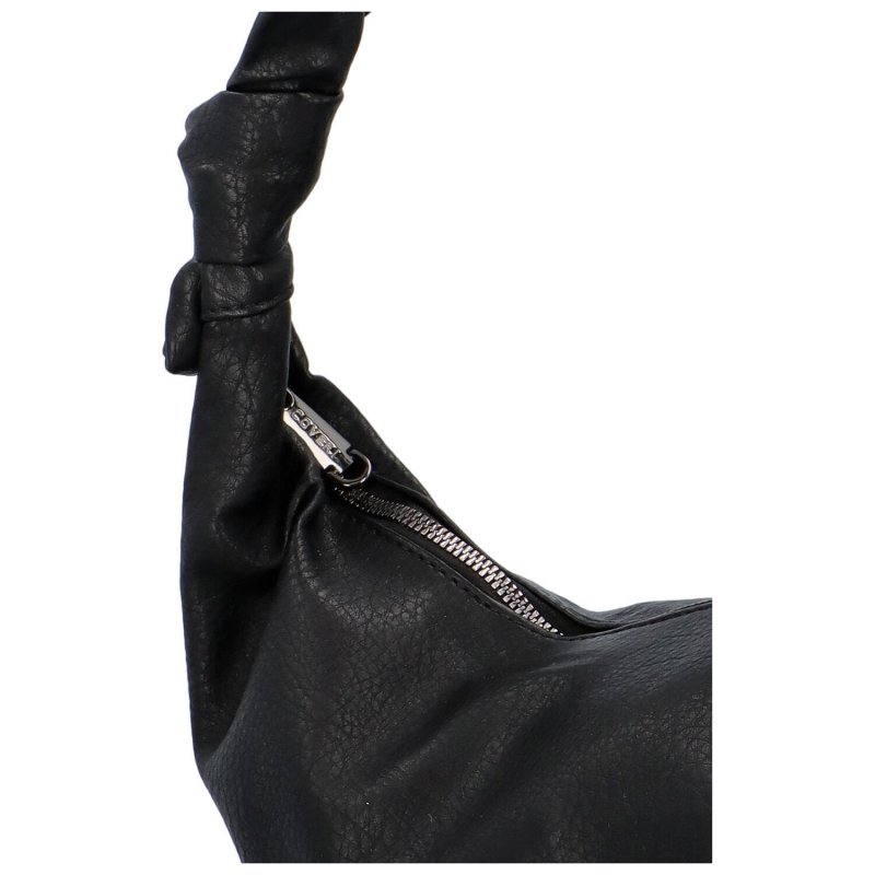 Stylová dámská koženková kabelka přes rameno Violka, černá