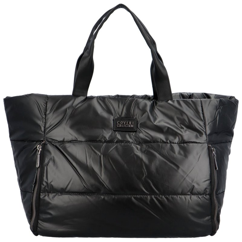 Trendová dámská kabelka přes rameno z umělého materiálu Dalia, černá