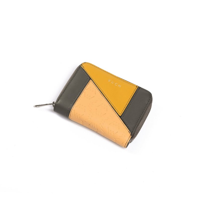 Dámská koženková peněženka VUCH Mozza, žlutá