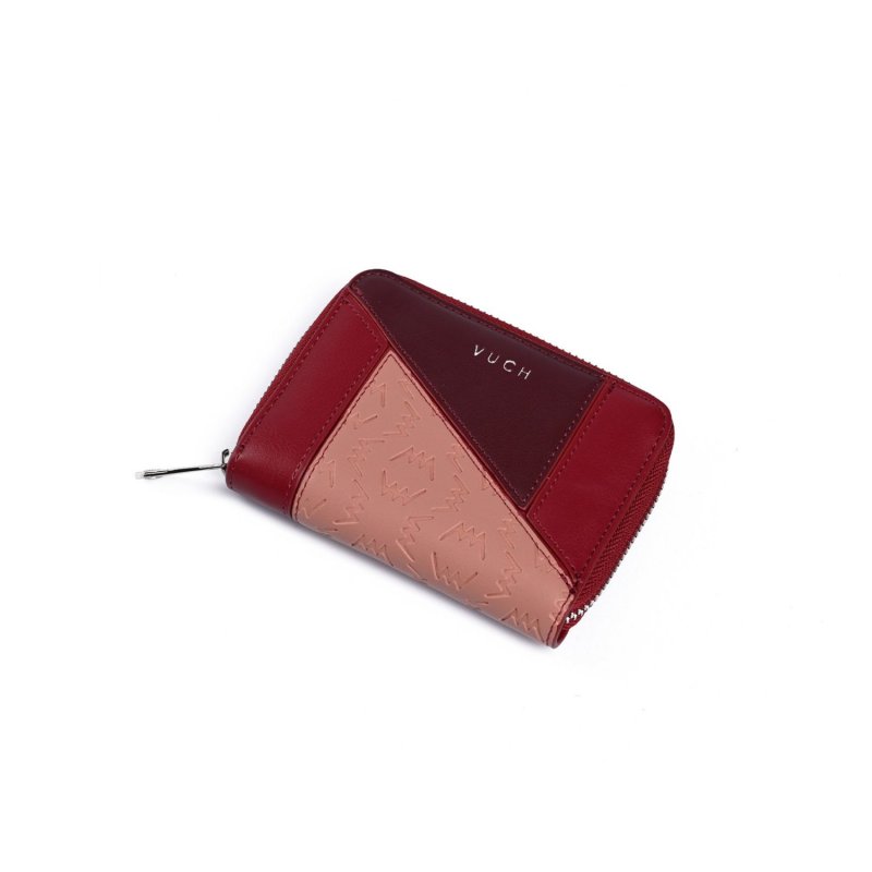 Trendová dámská koženková peněženka VUCH Marico, červená