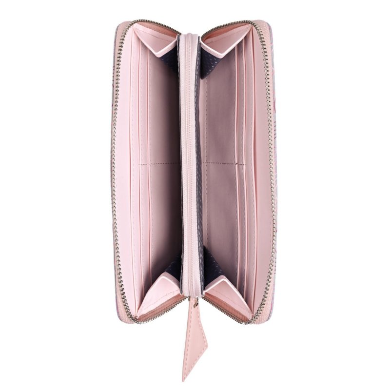 Trendová koženková peněženka VUCH Aiva, růžová