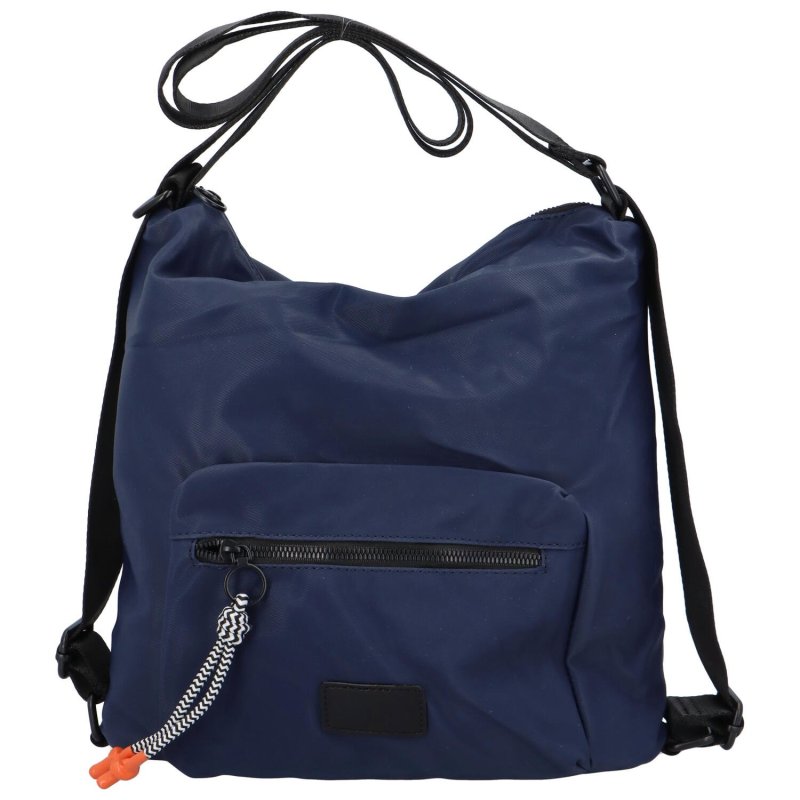 Volnočasová dámská lehká kabelka/batoh Pura,  tmavě modrá