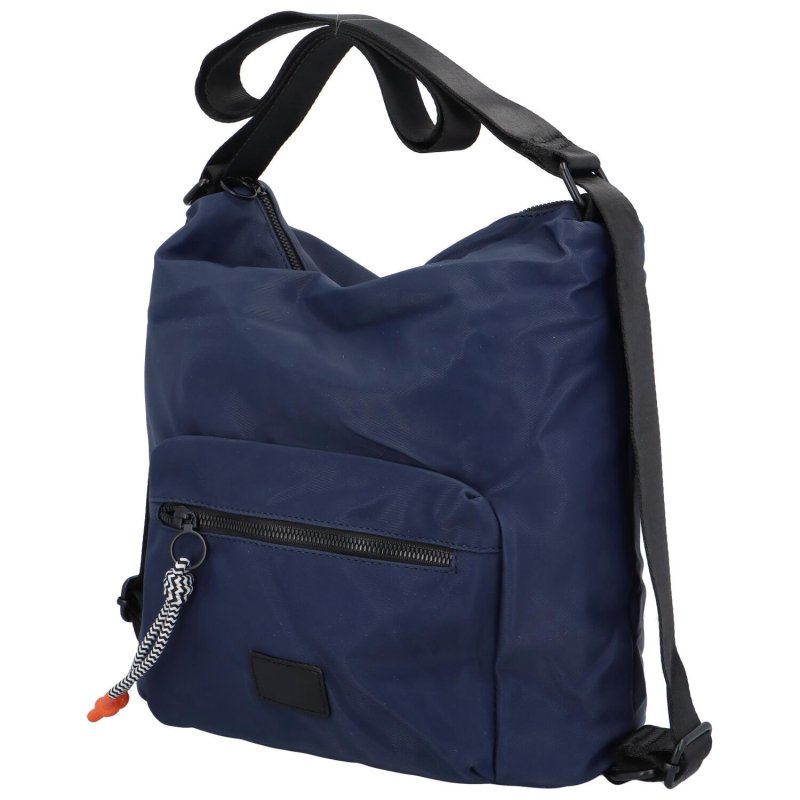 Volnočasová dámská lehká kabelka/batoh Pura,  tmavě modrá