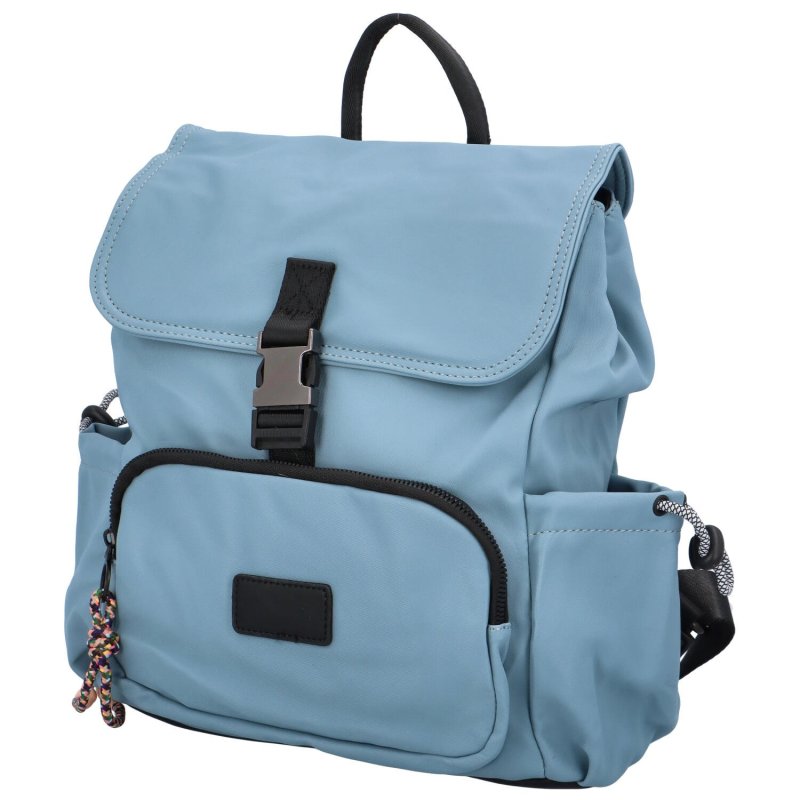 Módní stylový batoh z lehkého materiálu Albina, světle modrá
