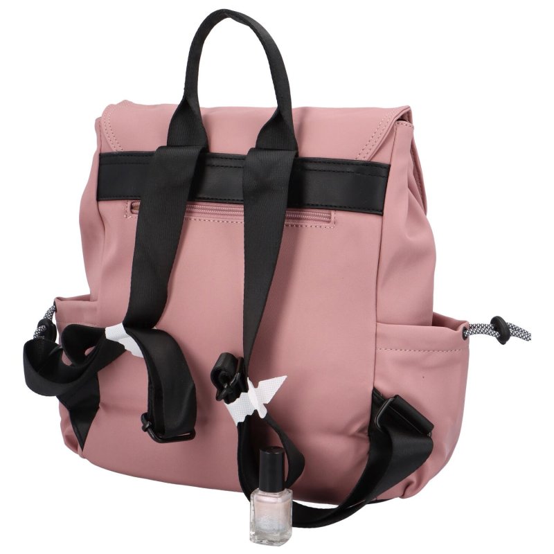 Módní stylový batoh z lehkého materiálu Albina, růžová