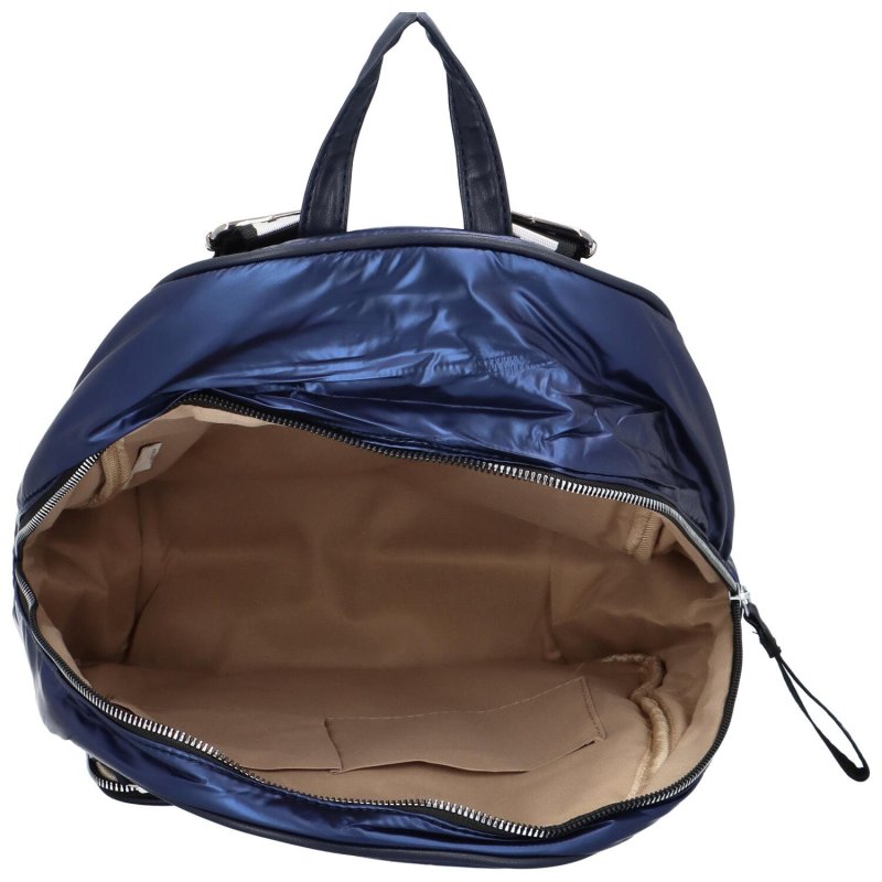 Módní dámský lehký batoh s výrazným prošíváním Juan, modrá